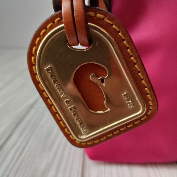 Dooney & Bourke Nylon Pink Mini Shoulder Purse - Picture 4 of 15